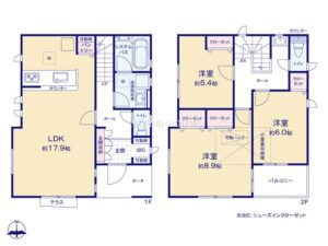 1号棟間取図