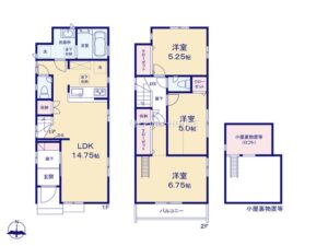 2号棟間取図